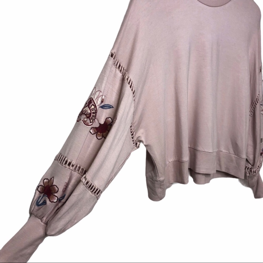 Harper Heritage Francesca’s Floral Embroidered Top Pink Size Small TN245-Z00 - Picture 4 of 6